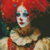 Beautiful Female Clown Diamond Painting