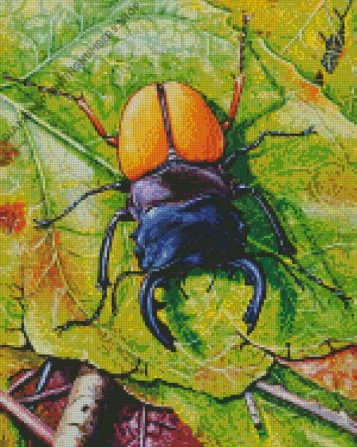 Beetle Art Diamond Painting