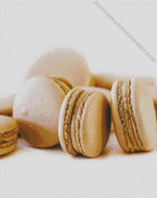 Beige Macarons Diamond Painting