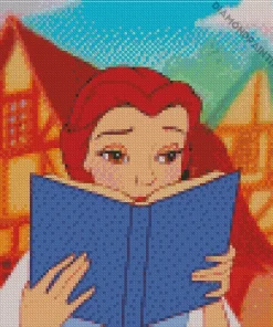 Belle Reading Diamond Painting