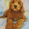 Bernedoodle Puppy Diamond Painting