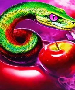 Big Rainbow Snake Diamond Painting