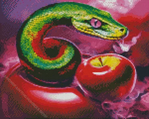 Big Rainbow Snake Diamond Painting