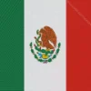 Bird In Mexican Flag Diamond Painting
