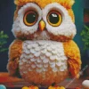 Bird With Big Eyes Diamond Painting