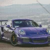 Black And Purple Porsche Diamond Painting