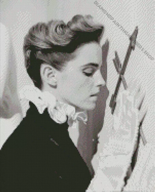 Black And White Emma Watson Diamond Painting