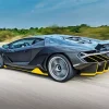 Black And Yellow Lambo Diamond Painting