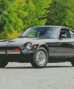 Black Datsun Car Diamond Painting