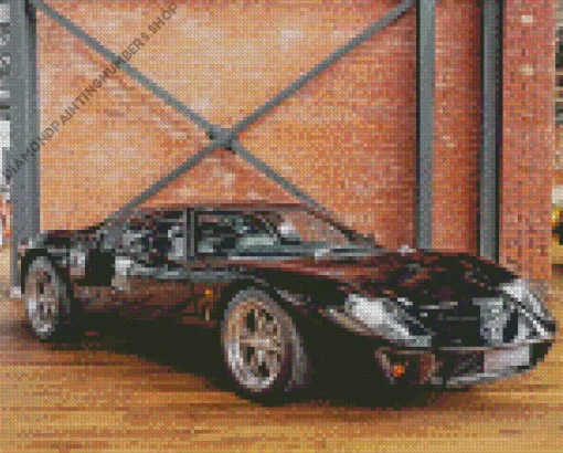Black Ford GT 40 Diamond Painting