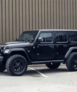Black Jeep Car Diamond Painting