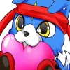 Blue Dog Digimon Diamond Painting