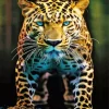 Blue Eyed Leopard Diamond Painting