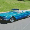 Blue Ford Thunderbird Diamond Painting