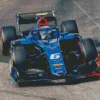 Blue Formula 1 Car Diamond Painting