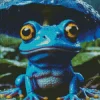 Blue Frog Diamond Painting