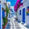 Blue Greece Diamond Painting