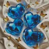 Blue Hearts Diamond Painting