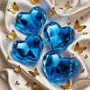 Blue Hearts Diamond Painting