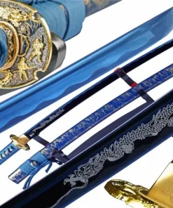 Blue Katana Diamond Painting
