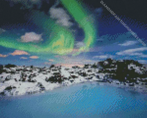 Blue Lagoon Iceland Diamond Painting