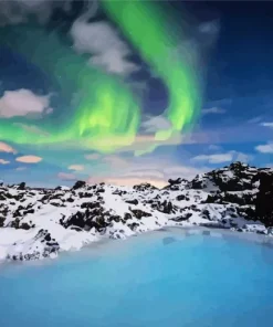 Blue Lagoon Iceland Diamond Painting