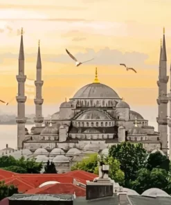 Blue Mosque Diamond Painting