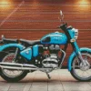 Blue Motorbike Diamond Painting