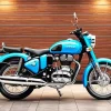 Blue Motorbike Diamond Painting