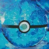 Blue Pokeball Diamond Painting