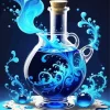 Blue Potion Diamond Painting