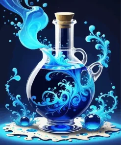 Blue Potion Diamond Painting