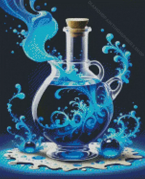 Blue Potion Diamond Painting