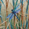 Blue Purple Dragonfly Diamond Painting