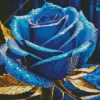 Blue Rose Diamond Painting
