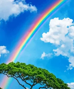Blue Sky Rainbow Diamond Painting