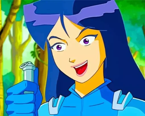 Blue Totally Spies Diamond Painting