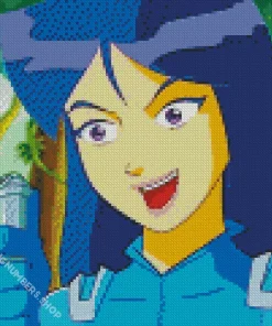 Blue Totally Spies Diamond Painting