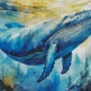 Blue Whale Art Diamond Painting