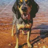Bluetick Coonhound Diamond Painting