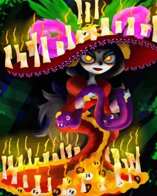 Book Of Life La Muerte Diamond Painting