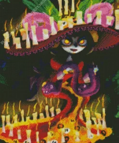 Book Of Life La Muerte Diamond Painting