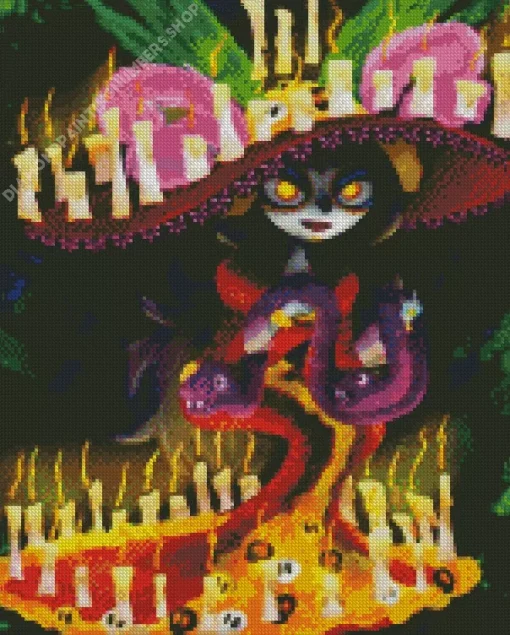 Book Of Life La Muerte Diamond Painting