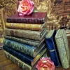 Books With Flowers Diamond Painting