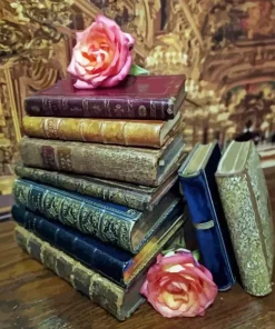 Books With Flowers Diamond Painting