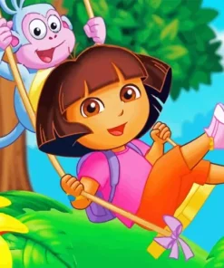 Boots And Dora Diamond Painting