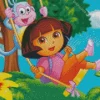 Boots And Dora Diamond Painting