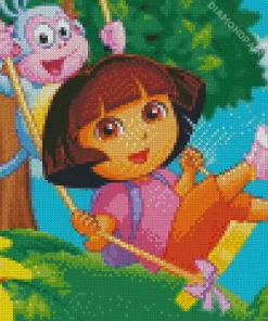 Boots And Dora Diamond Painting