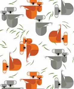 Charley Harper Koala Diamond Painting