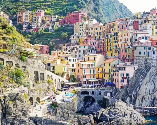 Cinque Terre Italy Diamond Painting